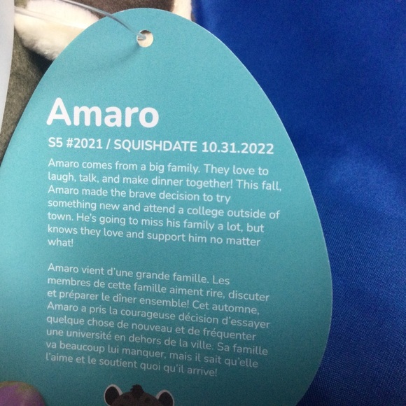 Squishmallows Amaro 5" Hyena Kelly Toys Plush NWT - Picture 6 of 6